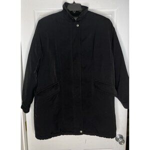 Bromley Sport Jacket Womens Large Black Down Feathers Insulated Coat READ